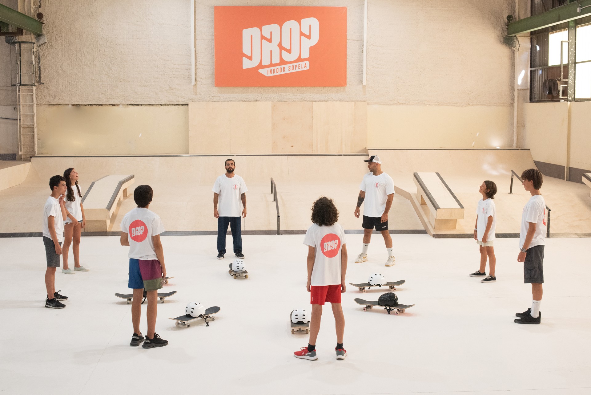 Getxo Kirolak-ek eta Sopelako Drop Indoor skate-parkeak hitzarmena sinatu dute