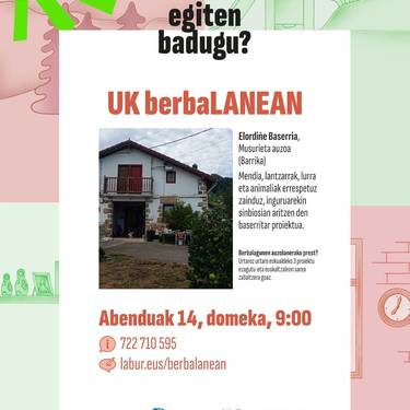 UK berbaLANEAN, Elordiñe baserrian