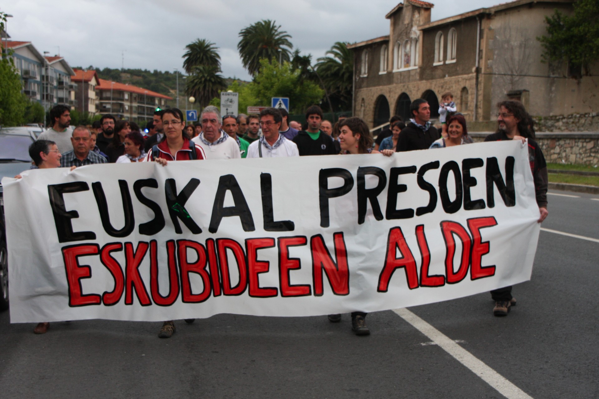 Presoen aldeko ekitaldiak egunotan Sopelan