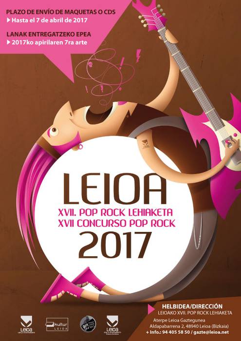 Uribe Kostako talde bi XVII. Leioa Pop-Rock lehiaketako finalisten artean