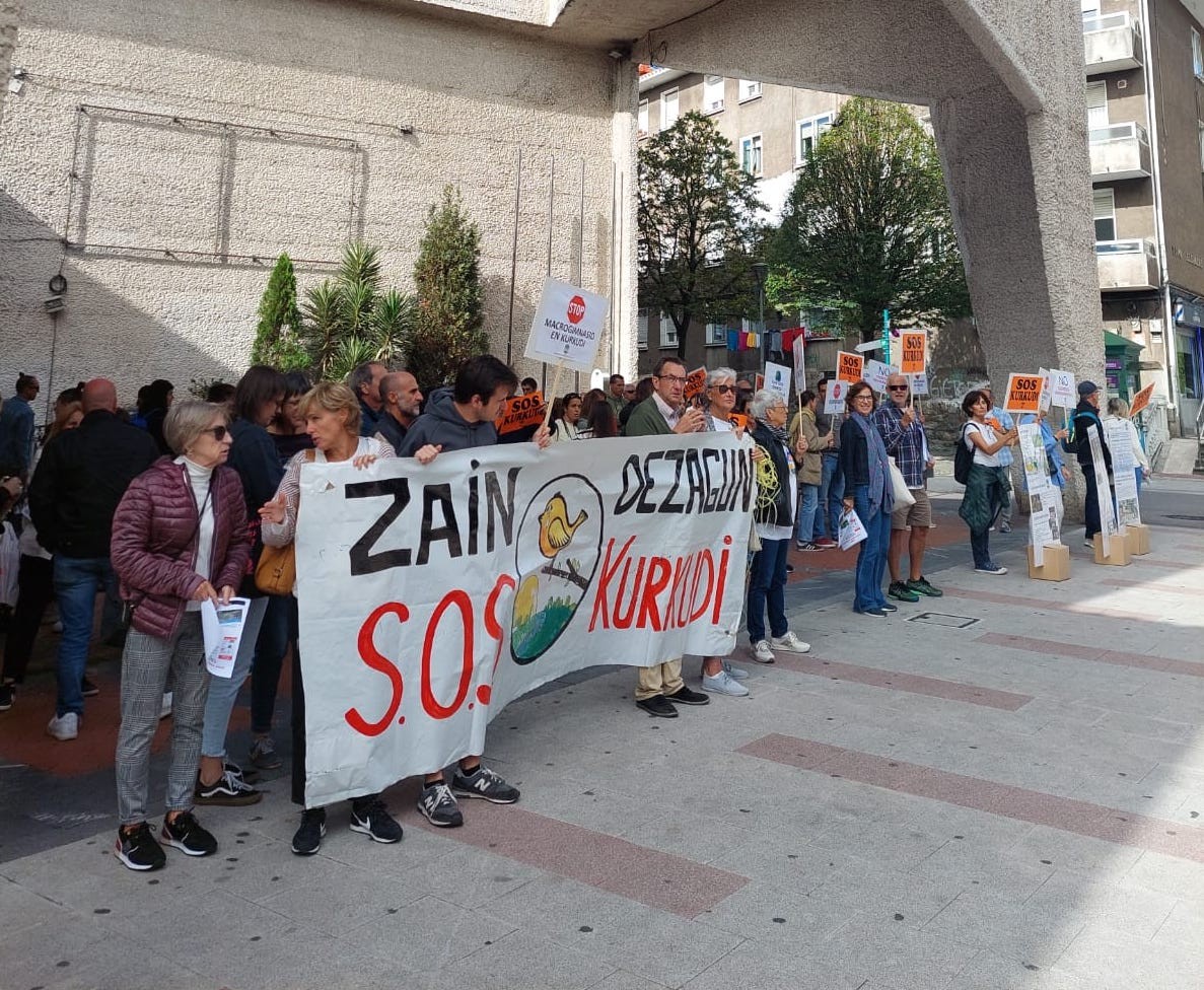 Kiroldegiaren proiektuagaz aurrera jarraitzen du Udalak, SOS Kurkudik horren "inkoherentziak" salatzen dituen bitartean