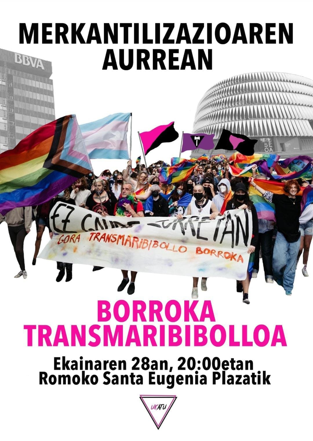 Mugimendu LGTBIQaren merkantilizazioaren aurkako manifestazioa egingo du Ukatuk ekainaren 28an