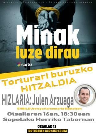 Torturari buruzko berbaldia barikuan, Sopelan