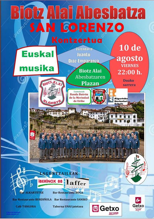 Aurten ere Biotz Alairen abestiak "jantziko" ditu Itxas Argiak, San Lorentzo egunean
