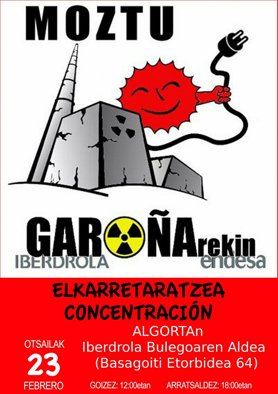 Garoña itxi orain eta betiko!