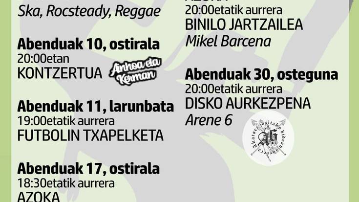 Disko aurkezpena: Arene 6
