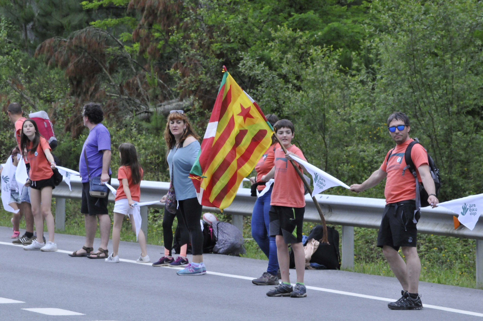 Getxoko Gure Esku dago: "Catalunya, seguim amb vosaltres"