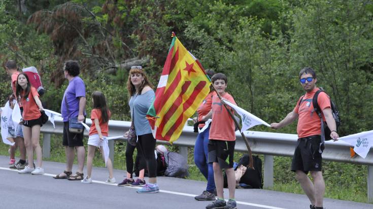 Getxoko Gure Esku dago: "Catalunya, seguim amb vosaltres"