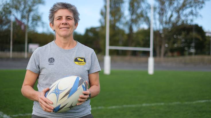 Isabel Bergaretxe 'Kape': "Bizitzarako  hainbat ikasgai  eman dizkit errugbiak"