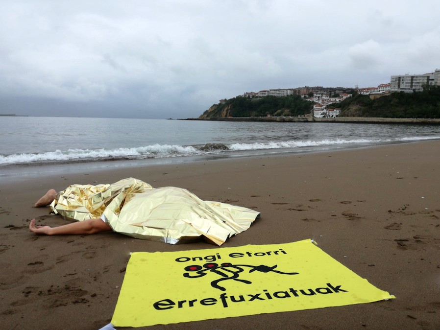 Getxo, harrera herria! Ongi etorri errefuxiatuak!