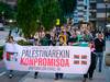 Palestinaren aldeko aldarria ozen entzun da Uribe Kostan