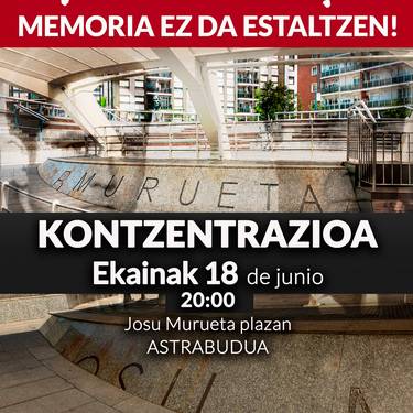 "Memoria ez da estaltzen!" kontzentrazioa