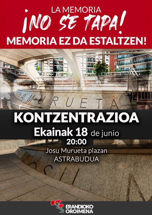 "Memoria ez da estaltzen!" kontzentrazioa