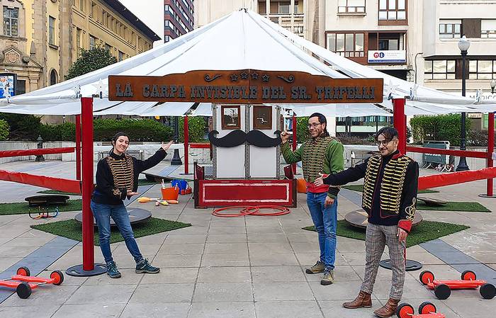 Antzerkia: "La carpa invisible del sr. Trifelli"