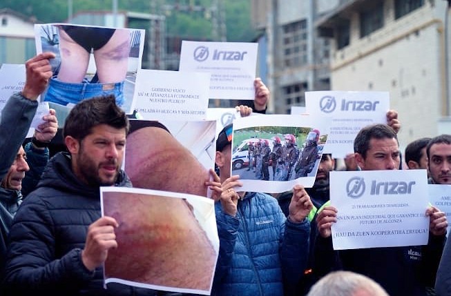 Alconzako langileen borrokaren kontrako kriminalizazioa bertan behera uzteko eskatu du LAB sindikatuak