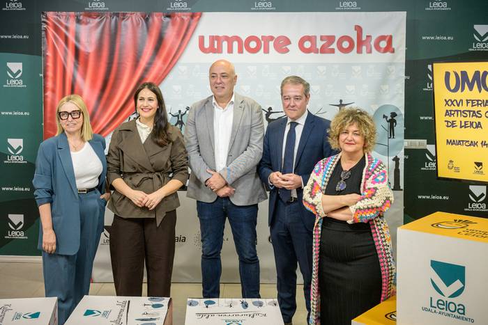 Umore Azokak Leioa arte eszenikoen agertoki erraldoi bihurtuko du datorren astean