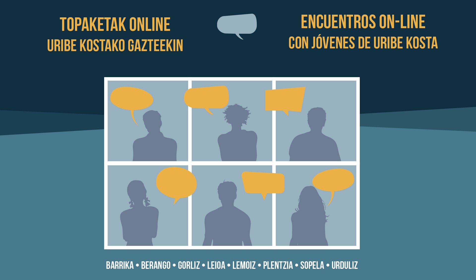 Uribe Kostako gazteakaz topaketak egingo dituzte eskualdeko udalek eta Aldundiak, online
