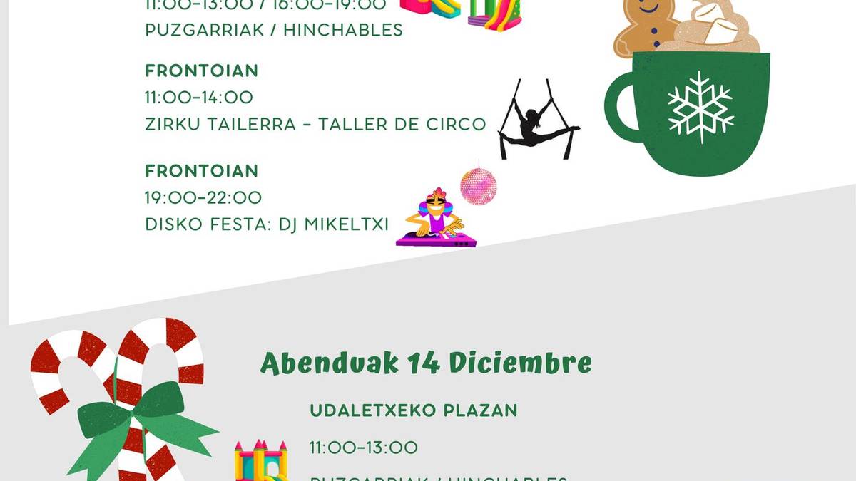 Gabonetako Txokoa antolatu dute Barrikan astebururako