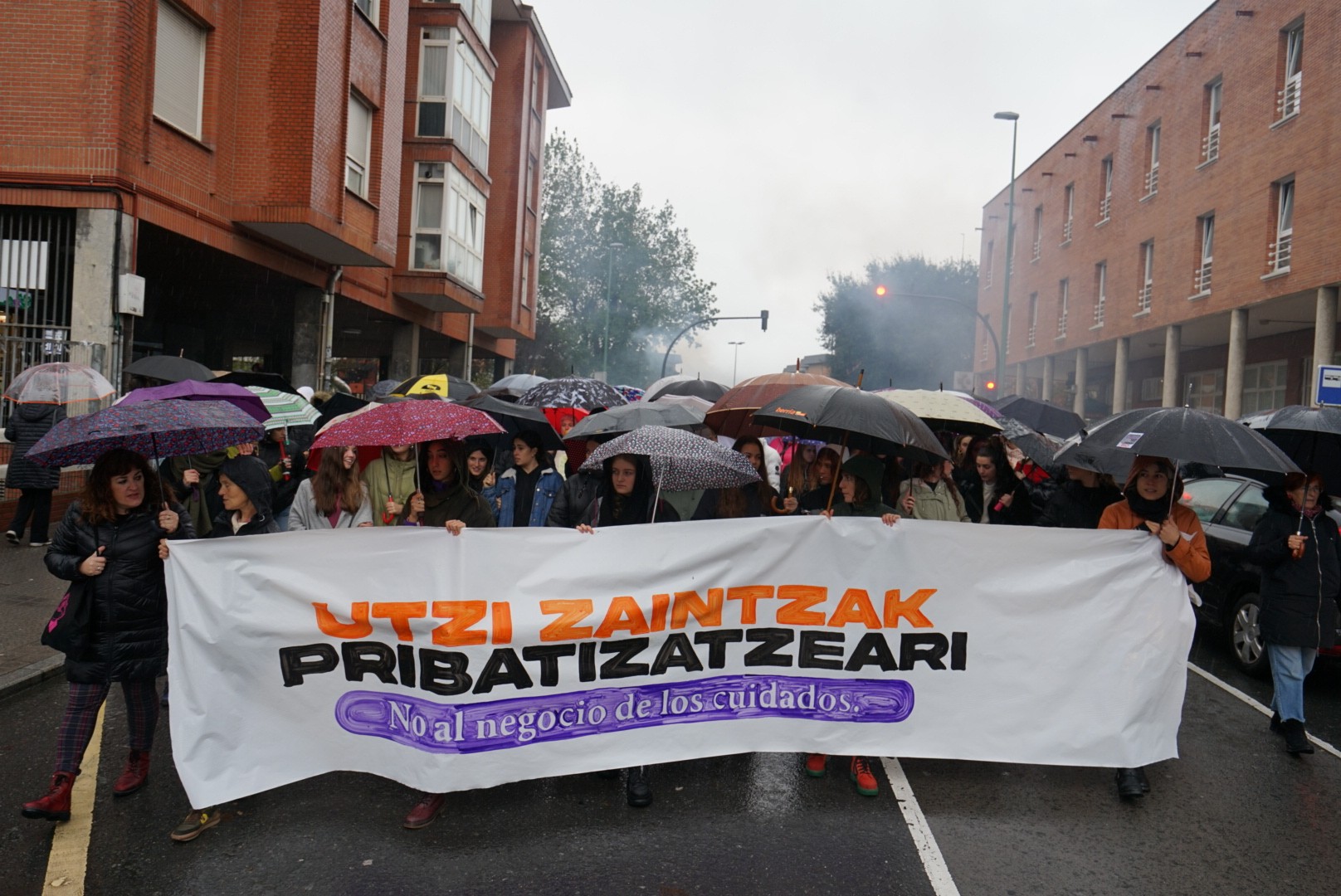 Euriak ez du eten greba feminista orokorraren aldarrikapena