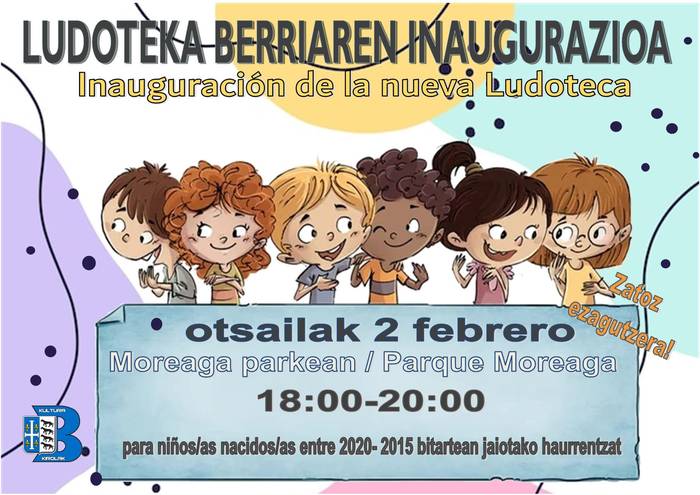 Ludoteka berriaren inaugurazioa