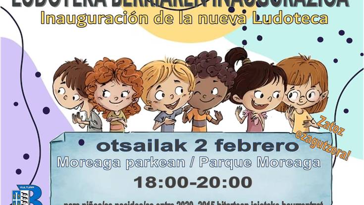 Ludoteka berriaren inaugurazioa