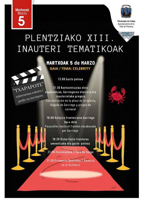 Plentziako XIII. Inauteri Tematikoak