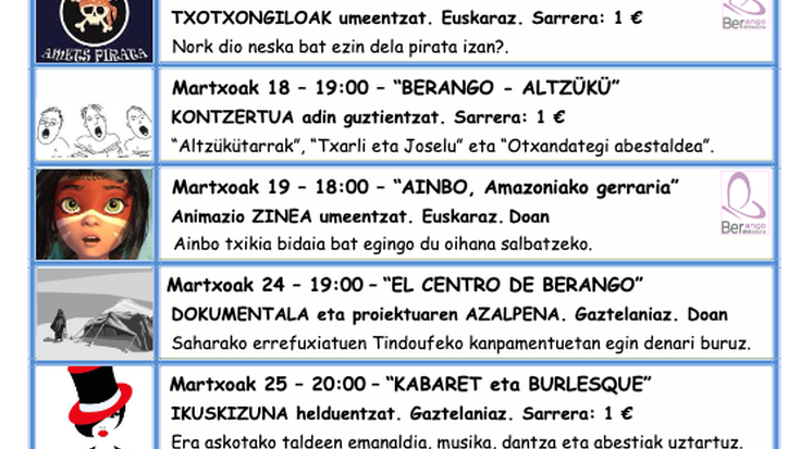 Kontzertua: Berango - Altzükü