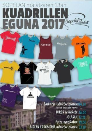 Kuadrillen Eguna antolatuko da Sopelan, zapatuan