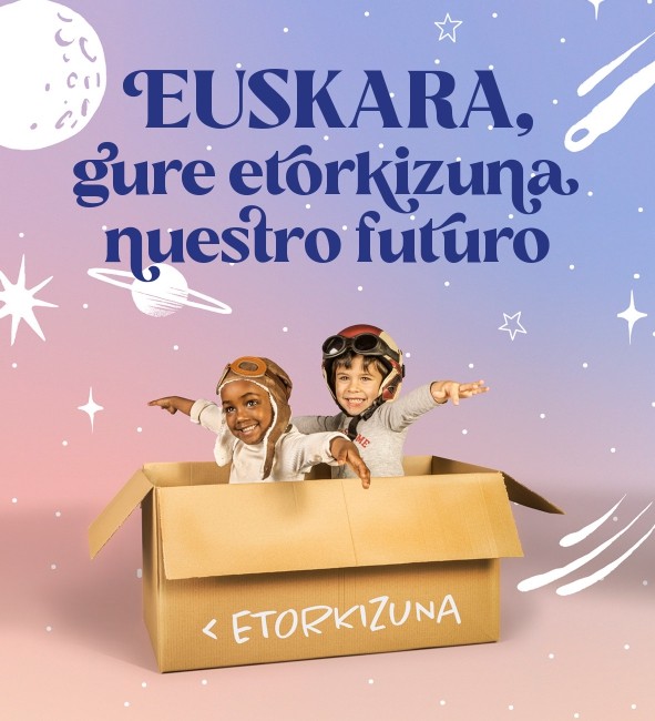 “Euskara, gure etorkizuna” kanpainak familiak animatu gura ditu umeak euskarazko ereduetan matrikulatzera