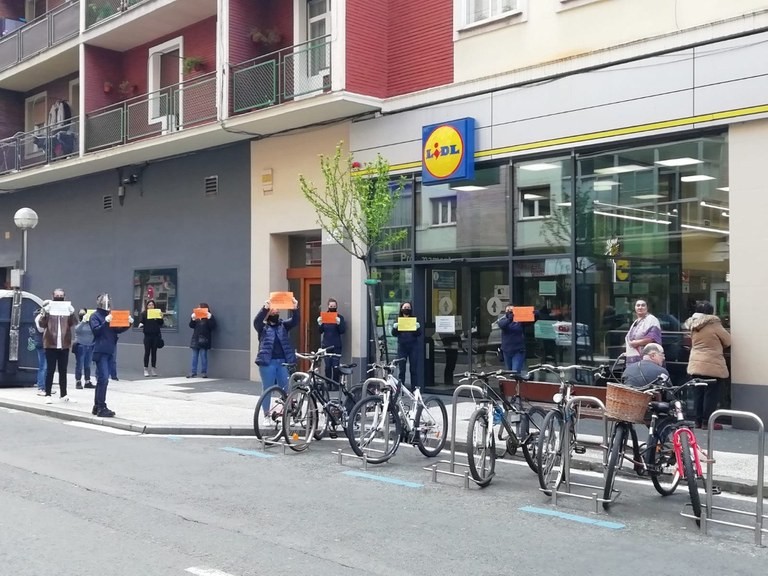 Erabateko jarraipena izan du lanuzteak Lidl denda guztietan