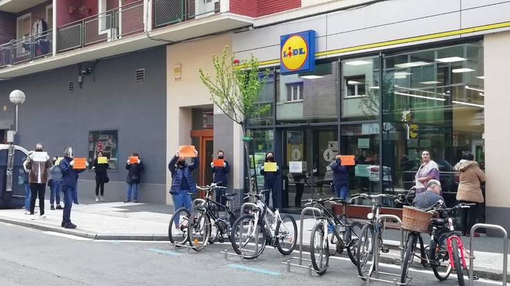 Erabateko jarraipena izan du lanuzteak Lidl denda guztietan