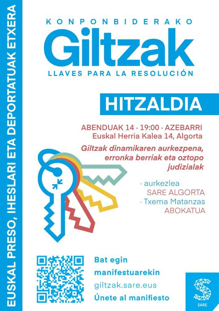HITZALDIA: Oztopoak eta 'giltzak', Txema Matanzas abokatuarekin