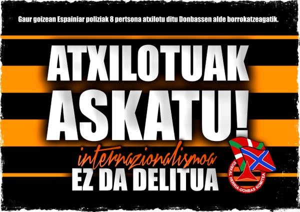Internazionalismoa ez da delitu!