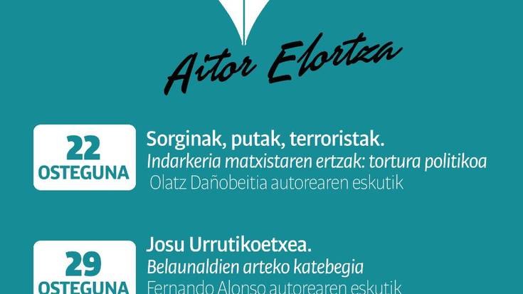Gatazka literatura memoria zikloa: "Josu Urrutikoetxea" liburu aurkezpena