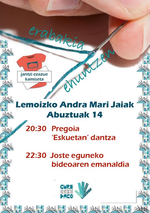 Gure Esku Dago Lemoizko jaietako pregoilari!