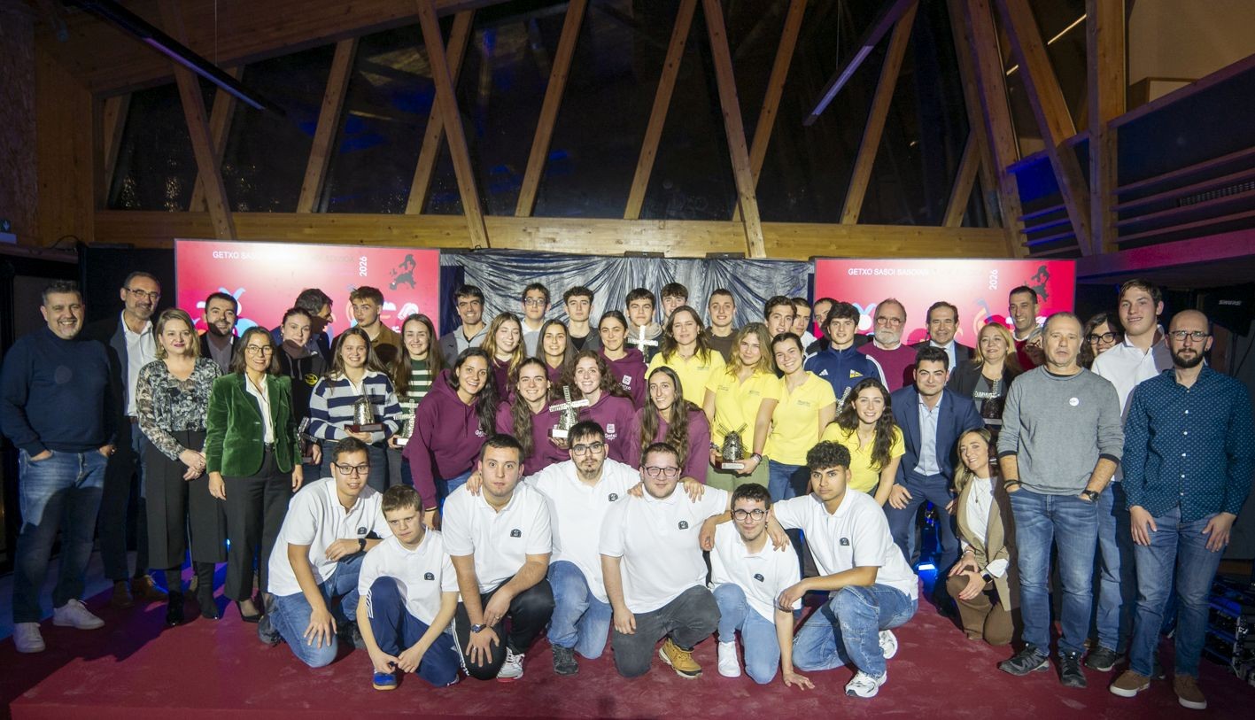 XIX. Getxoko Sasoi Sasoian gala inguruko kirolari, talde eta klub onenak saritu ditu