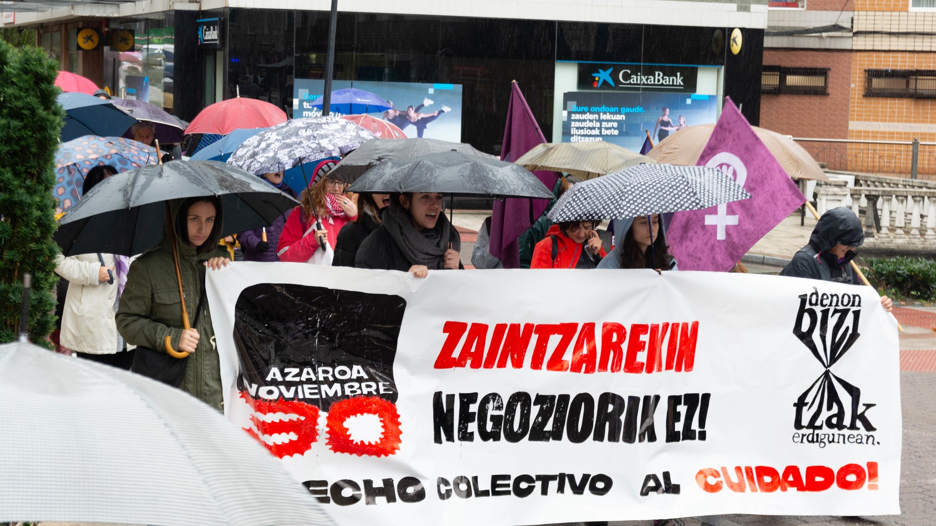 1.500 greba komitetik gora atxikitu dira atzoko greba feminista orokorrera