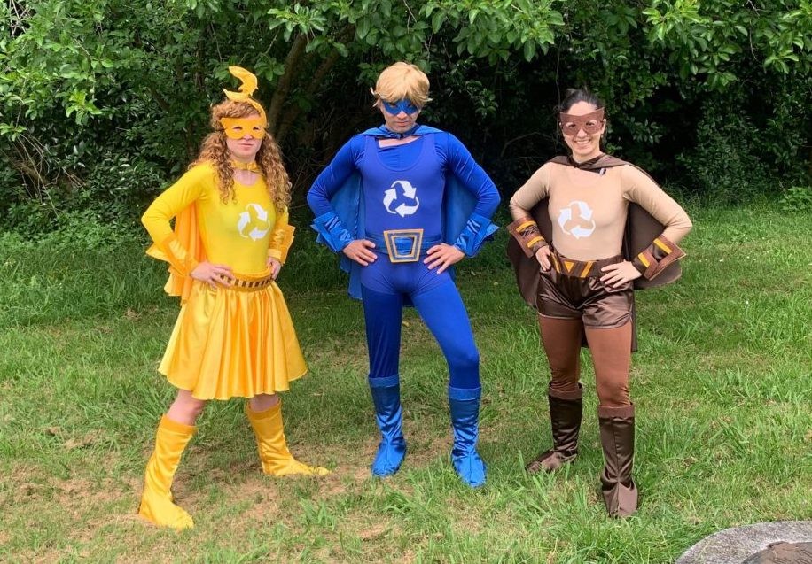 Birzi taldeko super heroiek Uribe Kostako ikastetxeak bisitatuko dituzte birziklapena sustatzeko