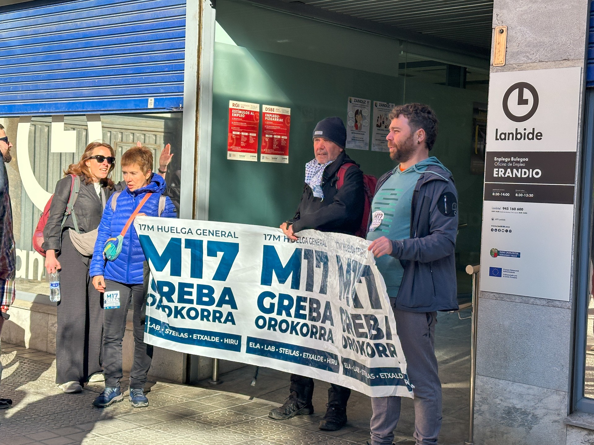 Greba orokorrak jarraipen handia izan du eskualdeko industrian eta administrazioan
