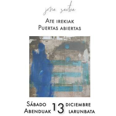 Jone Saitua galeriaren ate irekiak