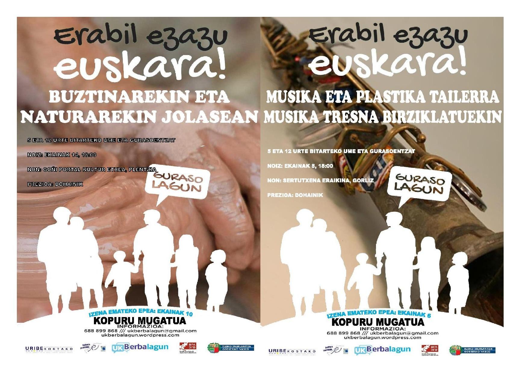 Buztina eta musika ekintzak 