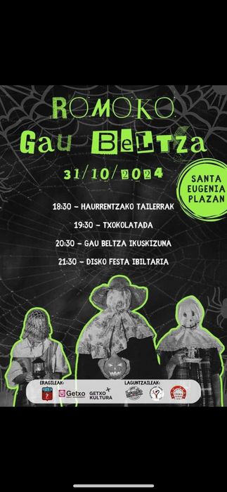 Gau Beltza Itzubaltzeta/Romon