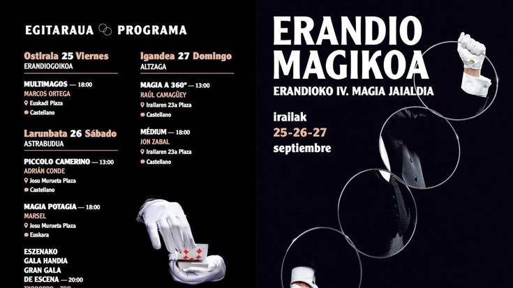 Erandioko IV. Magia Jaialdia egingo dute aste-akabuan