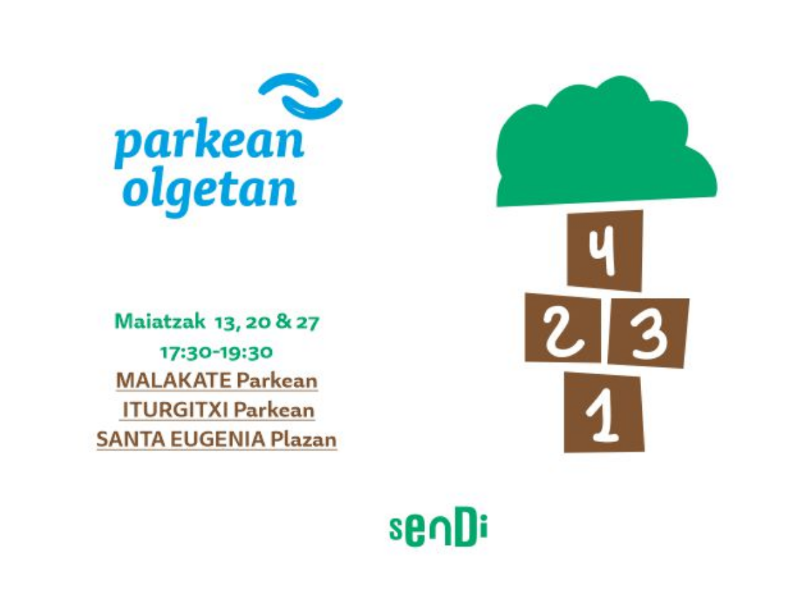 Bueltan dator Parkean Olgetan ekimena Getxora