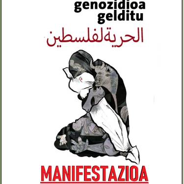 Palestinaren aldeko manifestazioa