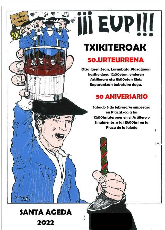 Plentziako Txikiteroek 50 urteurrena ospatuko dute bihar