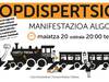 "StopDispertsioa" manifestazioa ostiralean Algortan