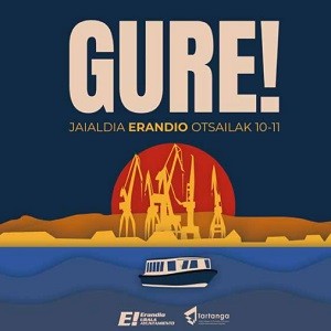 Hainbat diziplina bateratuko dituen Gure! jaialdia egingo dute lehenengoz Erandion