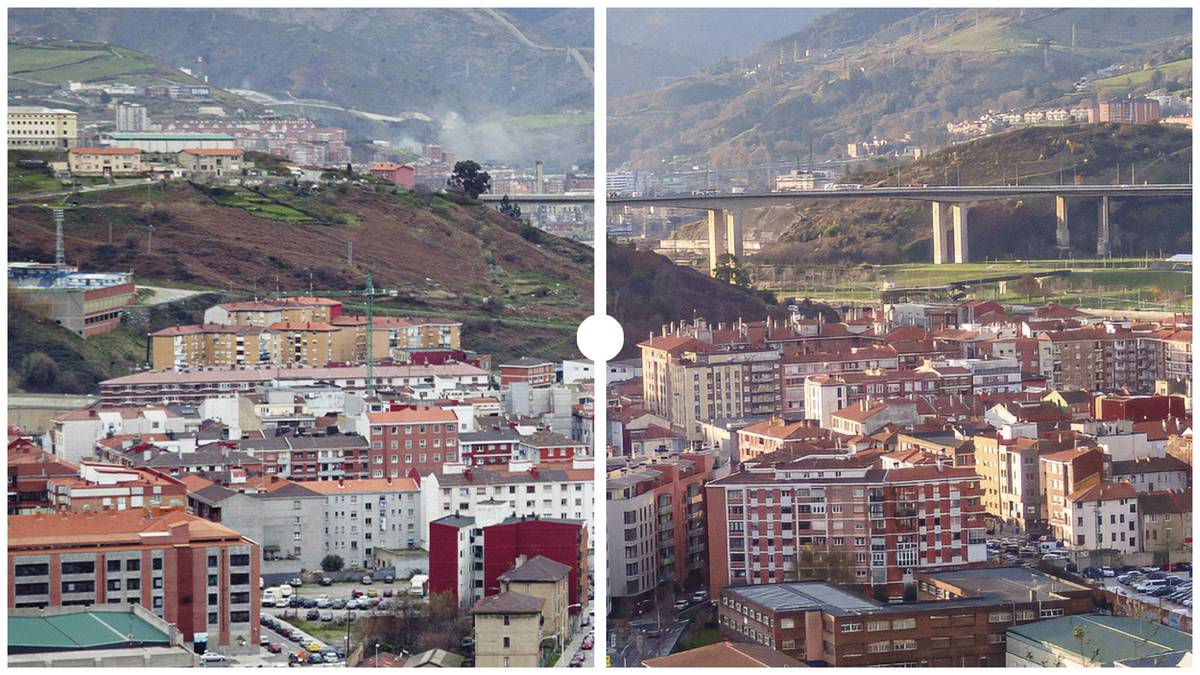 Erandio, Astrabuduko hiru gurutzeetatik ikusita, 2004