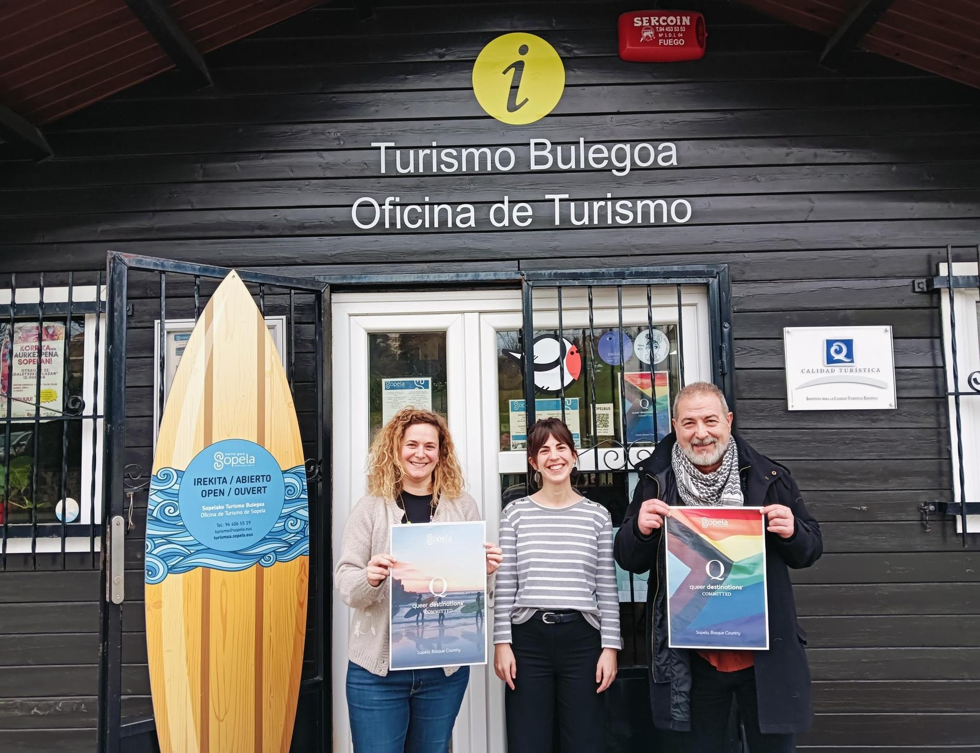 Sopela da Queer Destinations bereizgarria eskuratu duen lehenengo Bizkaiko turismo bulegoa